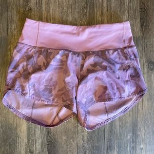 Lululemon speed up shorts size 4 and 4 inch inseam